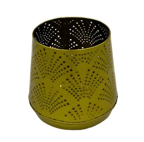 230025593 1-2 Portavelas dorado Portavelas dorado - Imagen 1