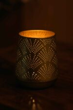 Portavelas dorado - Imagen 2