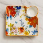 Plato para picoteo floreado - Imagen 2