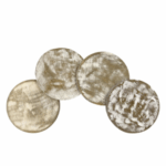 Posavasos de madera blancos