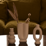 Pack Trío de Floreros Decorativos – Tono Marfil - Imagen 2