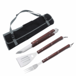 Estuche Parrillero Set 3 Piezas Acero Galvanizado Fontina